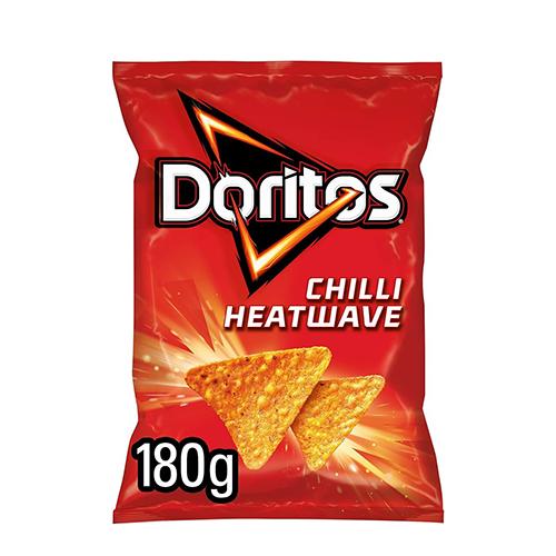 Doritos Chilli Heatwave Tortilla Chips 12x180g