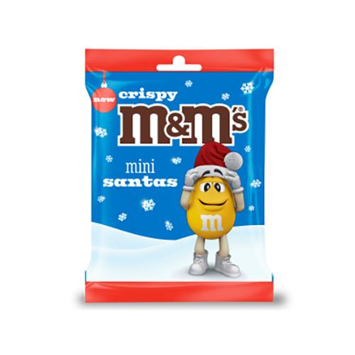 M&Ms Crispy Santa Bag 24x55g