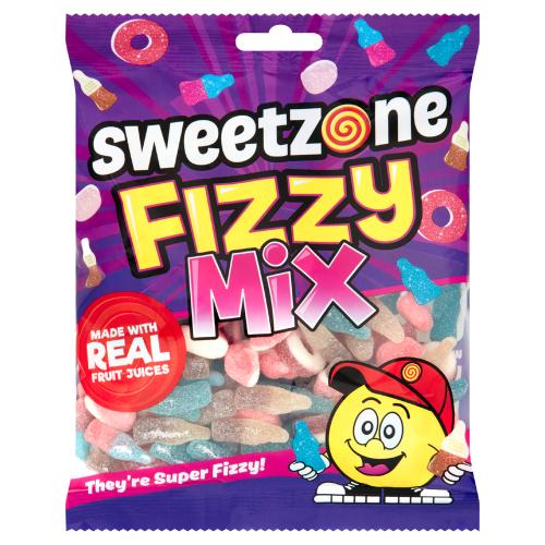SweetZone Fizzy Mix 12 x 180g Bags