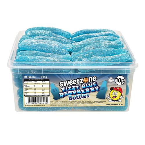 Blue Raspberry Bottles 10p 1x6 Tubs