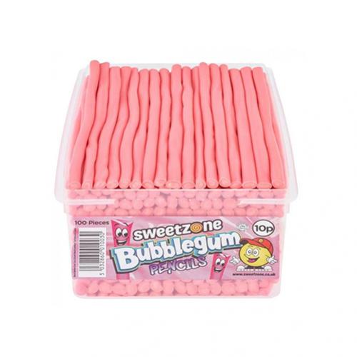 Bubblegum Pencils 10p 1x8 Tubs