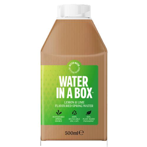 Water in a Box Lemon & Lime Spring Water 12x500ml (Framptons)