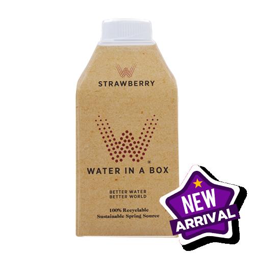 Water in a Box Strawberry Spring Water 12x500ml (Framptons)