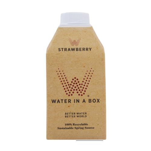 Water in a Box Strawberry Spring Water 12x500ml (Framptons)