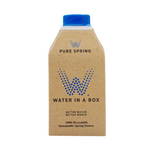 Water in a Box Natural Spring Water 12x500ml (Framptons)
