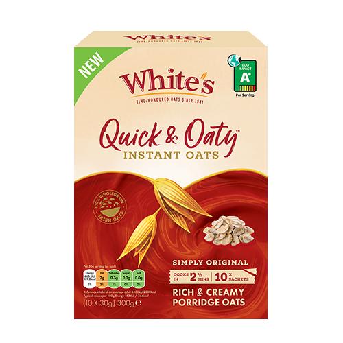 Whites Quick & Oaty Instant Oats 10x30g