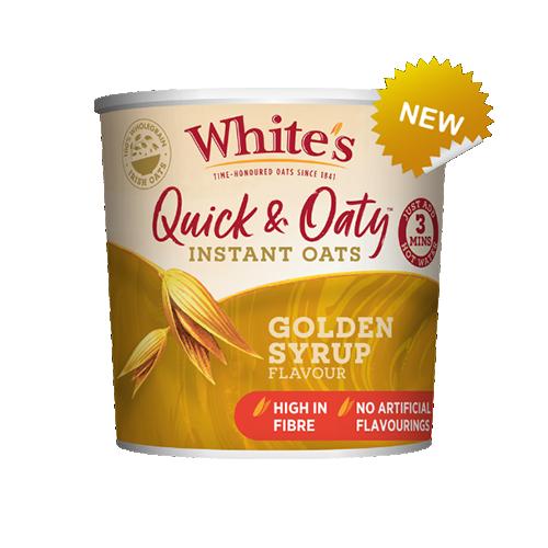 Whites Quick Oat Pots 8x55g (Golden Syrup)