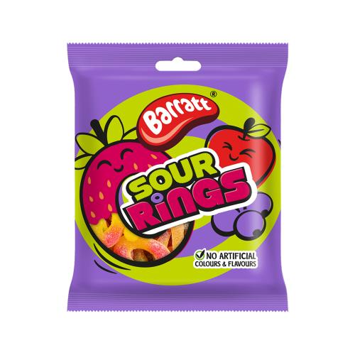 Barratt Sour Rings 12x140g