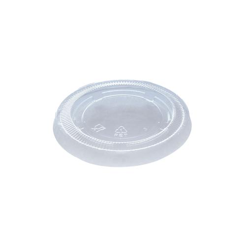 Clear Flat PET Lids 50x50 (4oz)