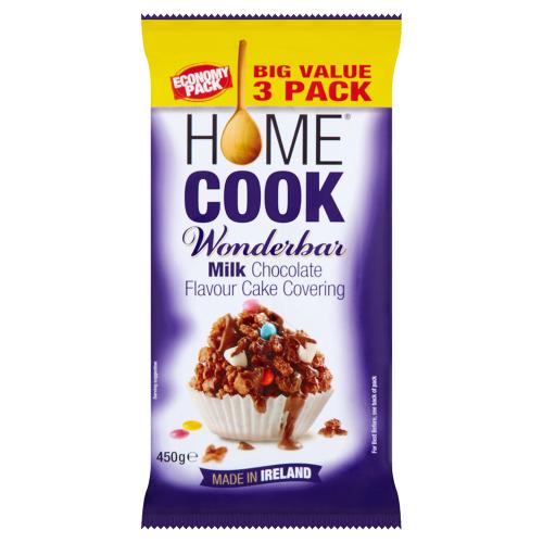 Wonderbar Milk Chocolate Flavour Cake Covering 12X450G (3PACK)