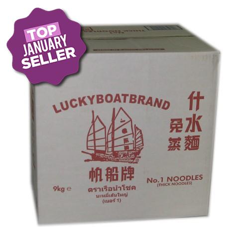 Lucky Boat Thick Noodles No.1 1x9kg