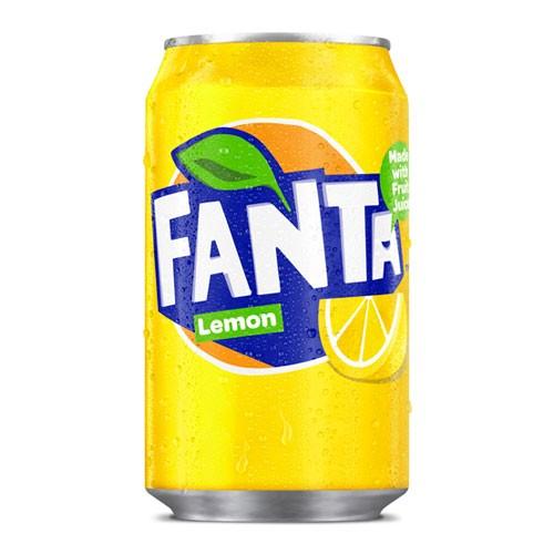 FANTA LEMON CANS 24 X 330ML - Lynas Foodservice