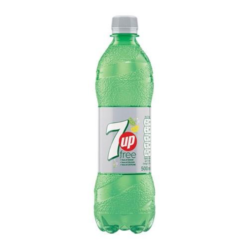 7UP Zero Bottles 24x500ml