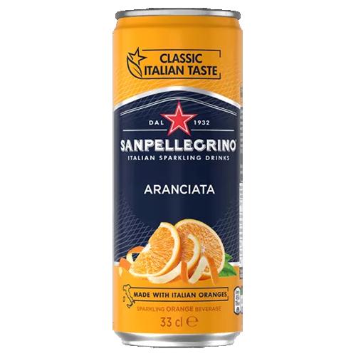 San Pellegrino Orange Can 4x6x330ml