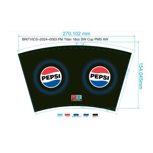 16oz Pepsi Cup 1x1000