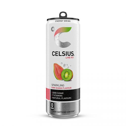 Celsius Sparkling Kiwi Guava 12x355ml (can)