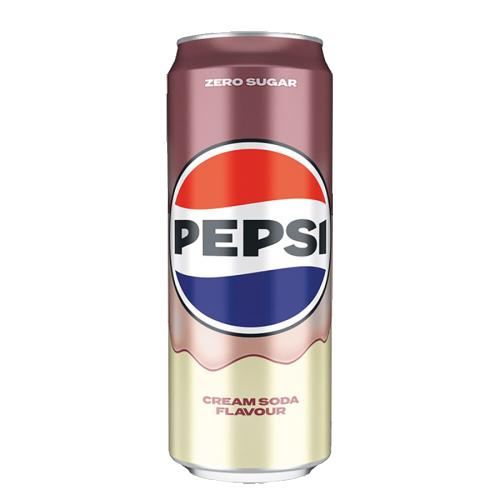 Pepsi Cream Soda Zero Sugar 24x330ml