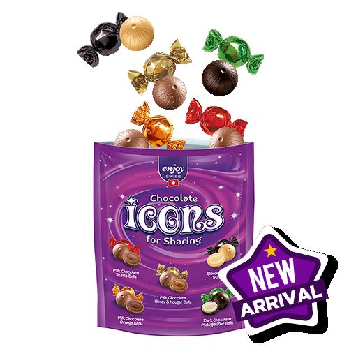 Icons Mixed Chocolate Doypack 6x240g