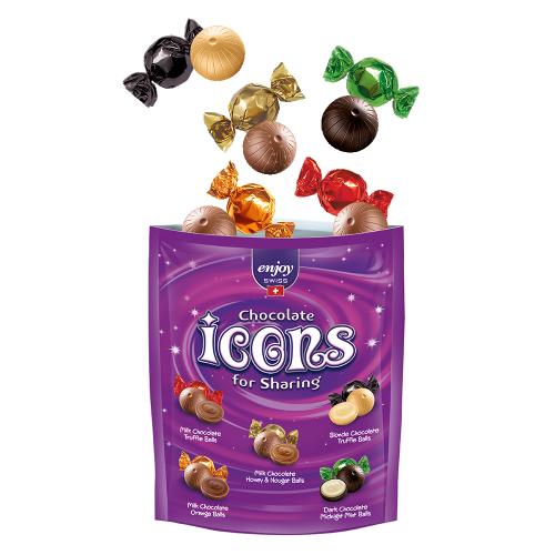 Icons Mixed Chocolate Doypack 6x240g