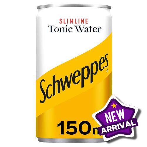 Schweppes Slimline Tonic Can 24x150ml