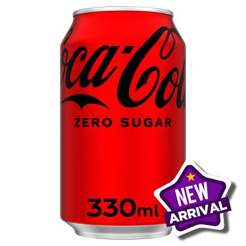 Coke Zero Can 330ml 1x24