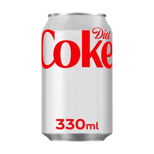 Diet Coke Can 330ml 1x24