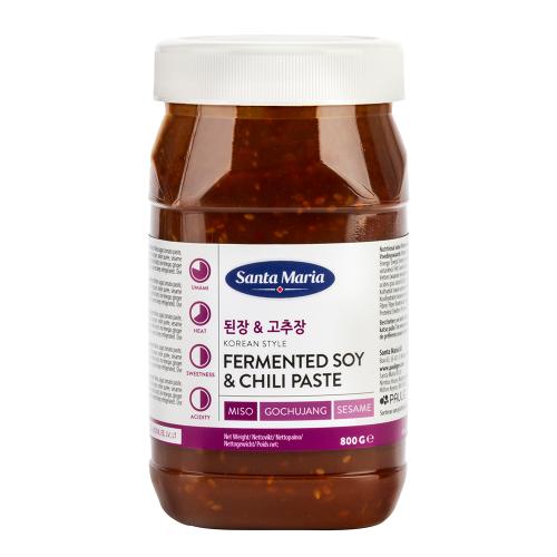 Santa Maria Korean Style Fermented Soy & Chilli Paste 6x800g
