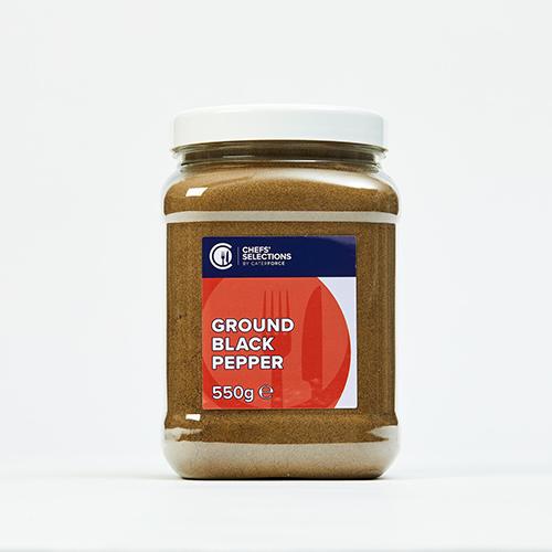 Chefs' Selections Ground Black Pepper 6x550g