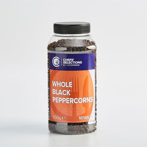 Chefs' Selections Whole Black Pepper 6x500g