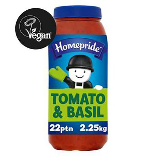 Homepride Tomato & Basil Sauce 2x2.5kg