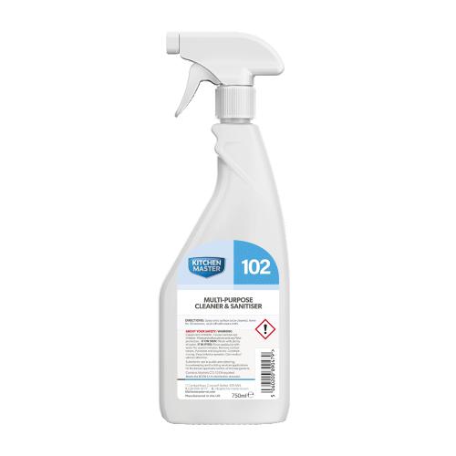 KitchenMaster Multi Surface Cleaner 6x750ml (With Biocide 102)
