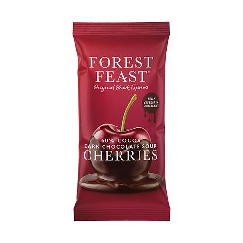 Forest Feast Belgian Dark Chocolate Sour Cherries 12x40g Impulse