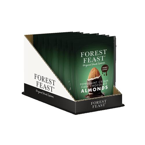 Forest Feast Peppermint Cream Dark Chocolate Almonds