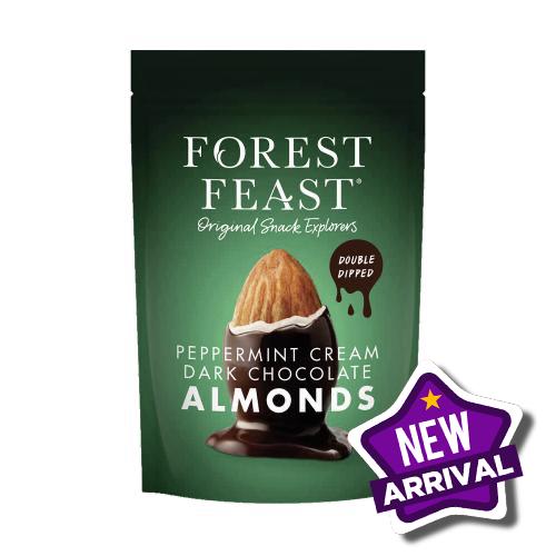 Forest Feast Peppermint Cream Dark Chocolate Almonds