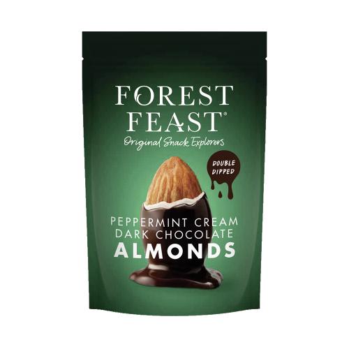 Forest Feast Peppermint Cream Dark Chocolate Almonds