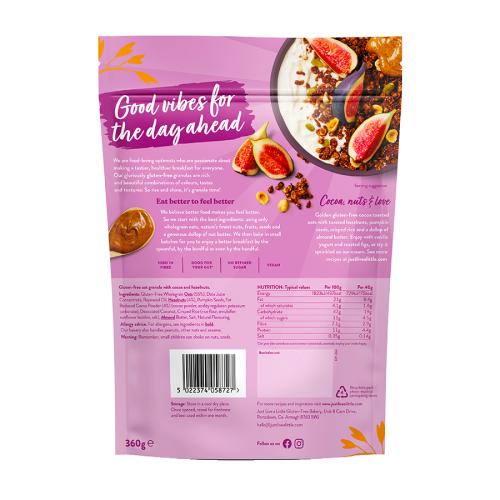 Just Live a Little Gluten Free Cocoa Hazelnut Granola 5x360g