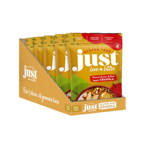 Just Live A Little Peanut Butter & Apple Gluten Free Granola 5x360g