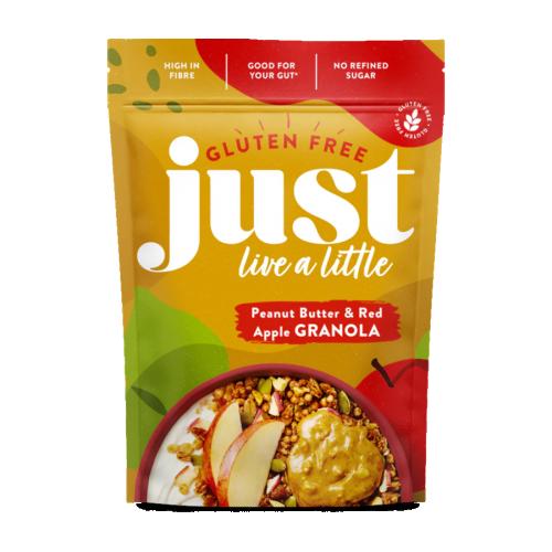 Just Live A Little Peanut Butter & Apple Gluten Free Granola 5x360g
