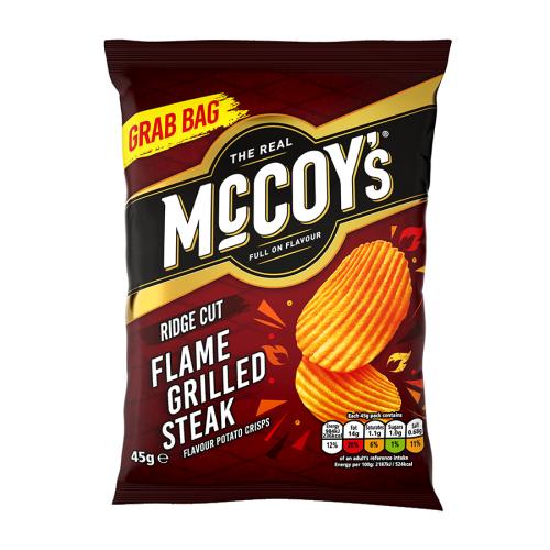McCoys Flame Grilled 26x45g