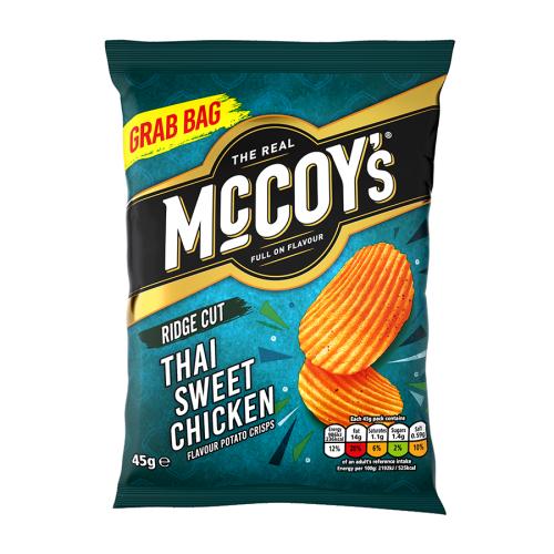McCoy's Thai Sweet Chicken Crisps 26x45g