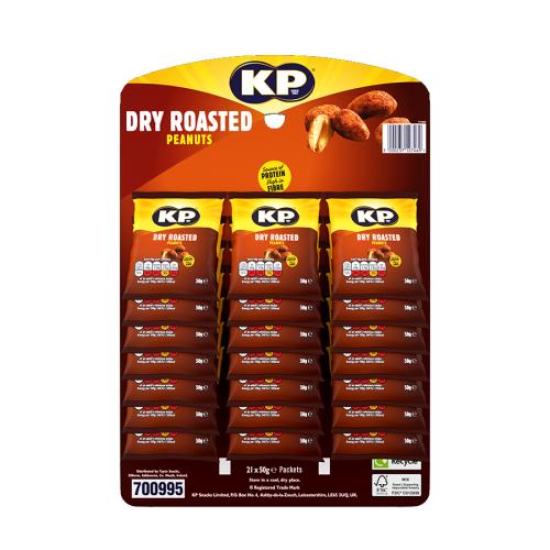 KP Dry Roasted Peanuts 21x50g
