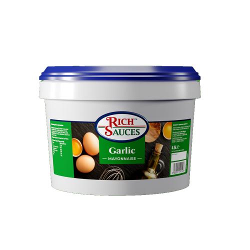 Rich Sauces Garlic Mayonnaise 1x4.5ltr