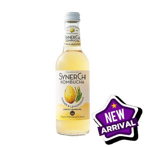 Synerchi Ginger & Lemongrass Kombucha 12x330ml