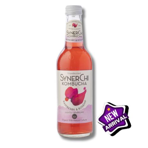 SynerChi Kombucha Raspberry & Rosehip 12X330ml - Lynas Foodservice