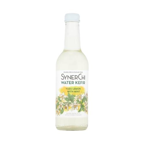 Synerchi Water Kefir Lemon Yuzu Mint 12x330ml Bottle