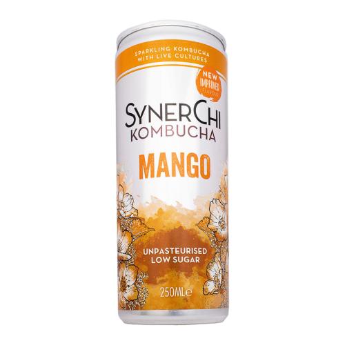 Synerchi Kombucha Mango flavour can 12x250ml