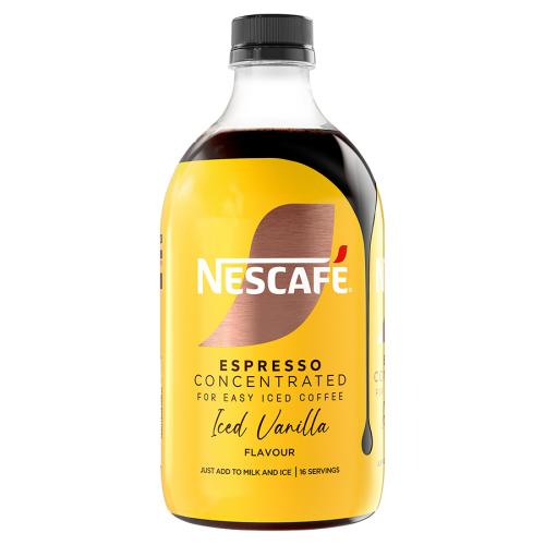 Nescafe Iced Coffee Espresso Concentrated Vanilla Flavour 6x500ml