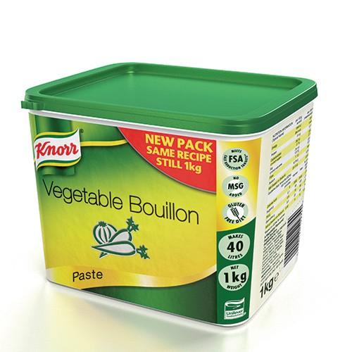 KNORR VEG BOUILLON PASTE 2 X 1KG GF GLUTEN FREE - Lynas Foodservice