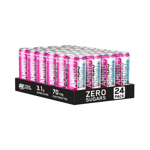 Optimum Nutrition Amino Energy + Electrolyte RTD 24x250ml (Pink Lemonade)