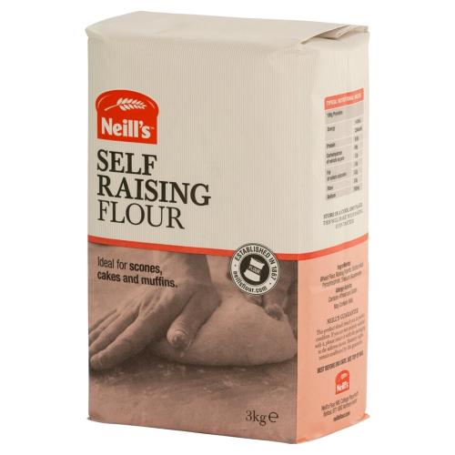 Neill's Self Raising Flour 4x3kg